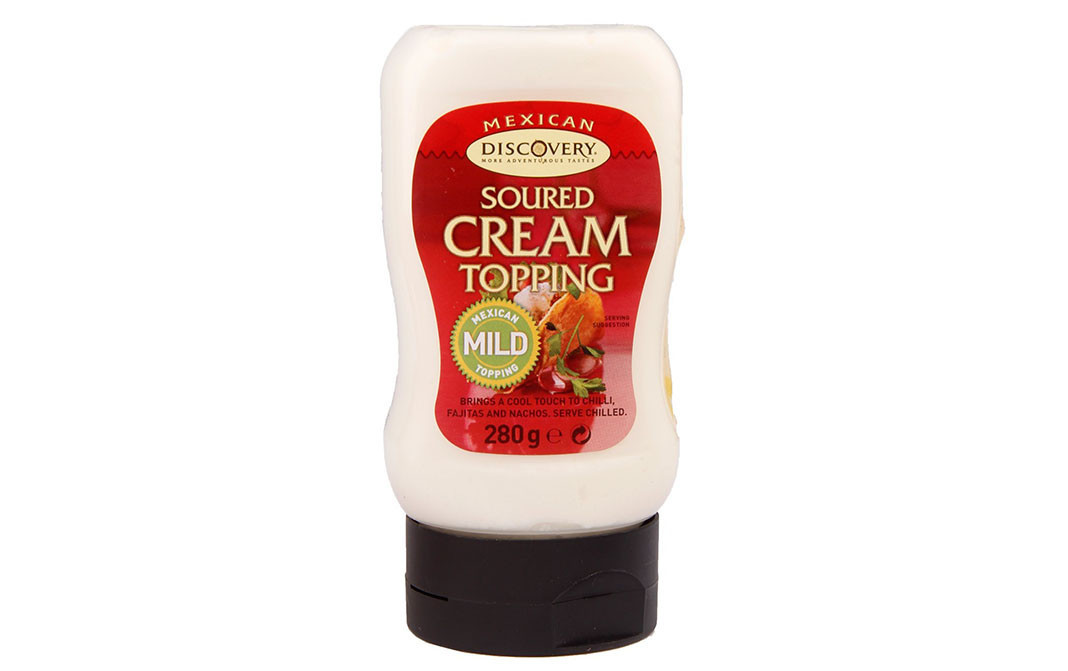 Mexican Discovery Soured Cream Topping - Mild   Bottle  280 grams